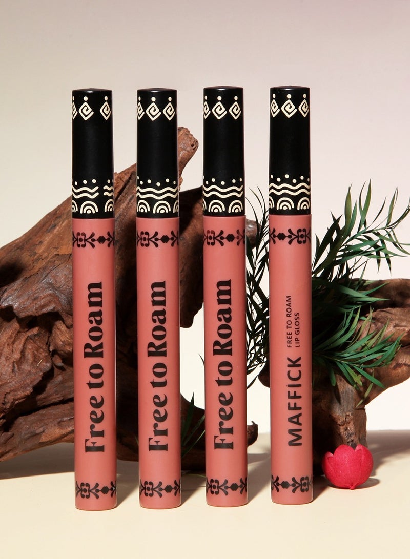 maffick Maffick Lip Glaze Liquid Lipstick: Long-lasting, Non-sticking, Waterproof Lip Gloss Set for Free Romantic Expression  - Image 3