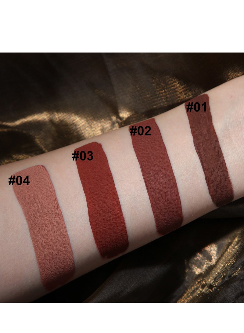 maffick Maffick Lip Glaze Liquid Lipstick: Long-lasting, Non-sticking, Waterproof Lip Gloss Set for Free Romantic Expression  - Image 4