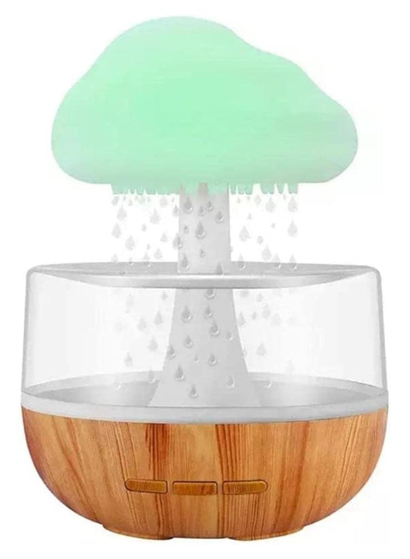 DubaiGallery Rain Cloud Humidifier, Water Drops, Mushroom, 7 Colours, Sound of Water Drops, Essential Oil Diffuser, USB Night Light, Aromatherapy, Rain Cloud Diffuser for a Relaxing Mood - Image 2