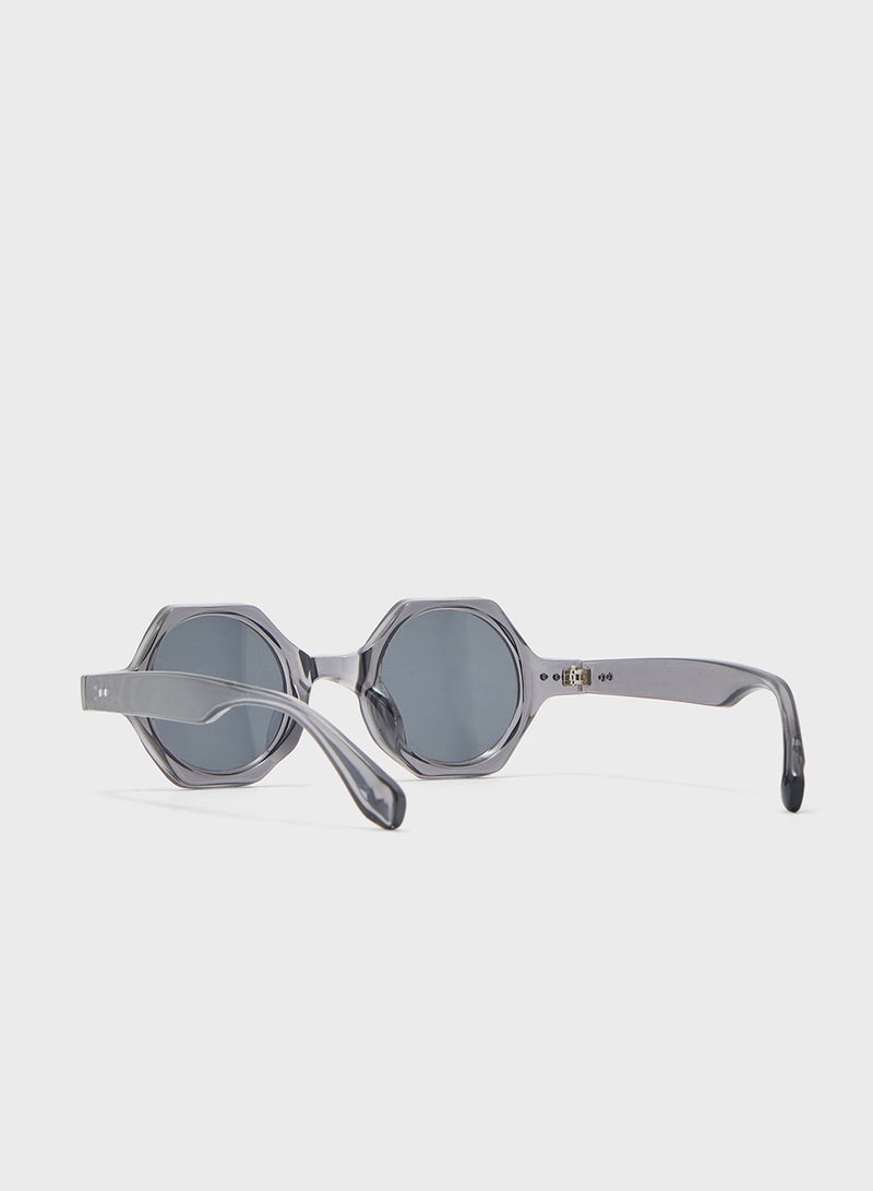 Seventy Five Hexagone Shape Casual Sunglasses - Image 3