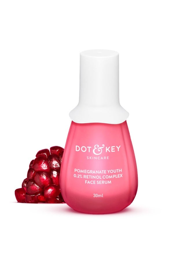 Dot & Key 0.2% Retinol Complex Face Serum with Niacinamide | Multi-Peptides & Hyaluronic Acid| Reduces Fine Lines & Wrinkles, Boosts Collagen, Firms Skin, Youthful Radiance, Beginner-Friendly | 30ml - Image 1