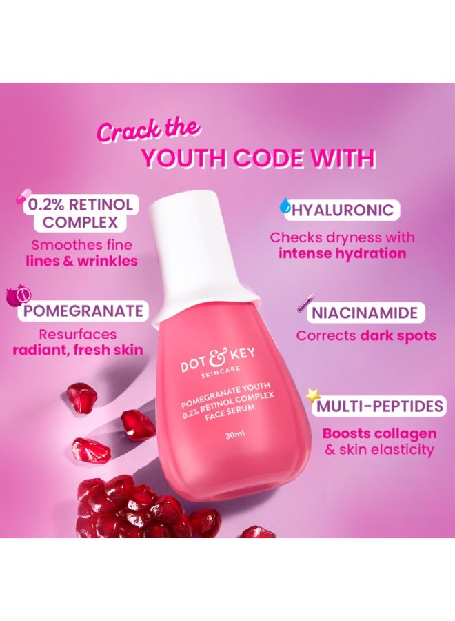 Dot & Key 0.2% Retinol Complex Face Serum with Niacinamide | Multi-Peptides & Hyaluronic Acid| Reduces Fine Lines & Wrinkles, Boosts Collagen, Firms Skin, Youthful Radiance, Beginner-Friendly | 30ml - Image 5