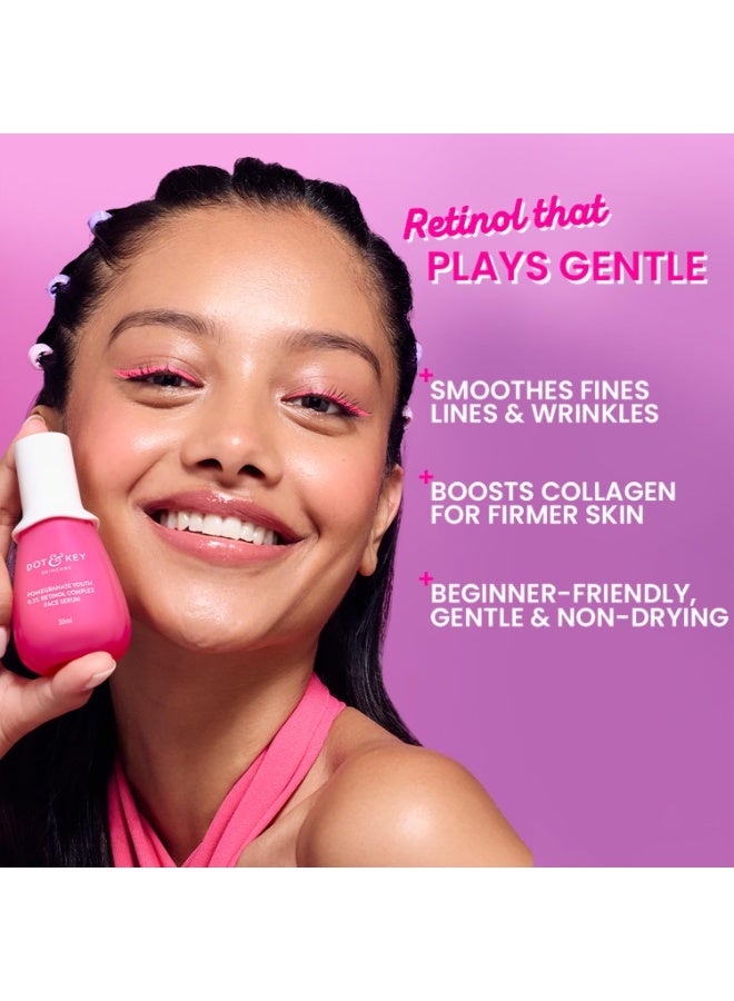 Dot & Key 0.2% Retinol Complex Face Serum with Niacinamide | Multi-Peptides & Hyaluronic Acid| Reduces Fine Lines & Wrinkles, Boosts Collagen, Firms Skin, Youthful Radiance, Beginner-Friendly | 30ml - Image 4