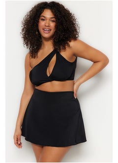 trendyol Bikini Bottoms With A Short Skirt And Black TBBSS23CR00015  - Image 1