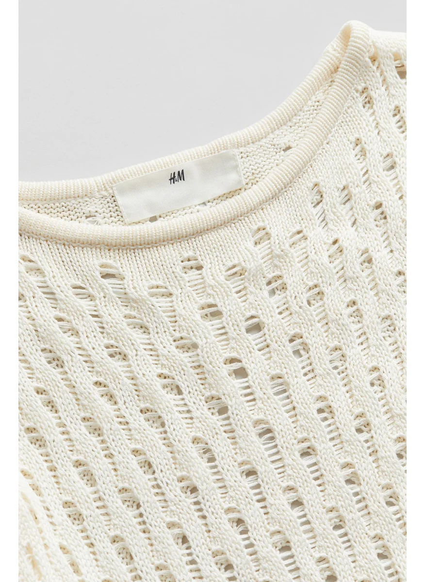 اتش اند ام Hole-Knit Jumper