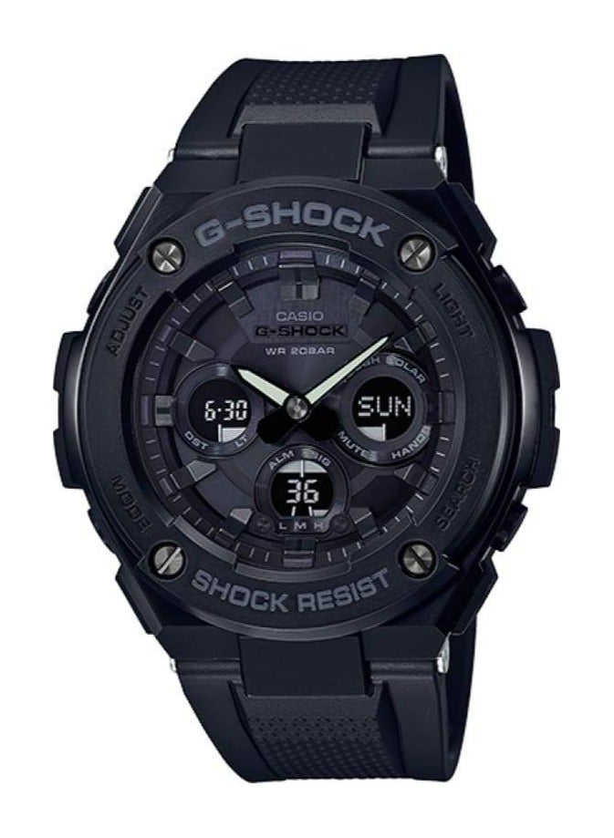 Casio G-Shock Men's Black Dial Resin Band Watch - GST-S300G-1A1DR, Analog-Digital Display, Quartz Movement - Image 1