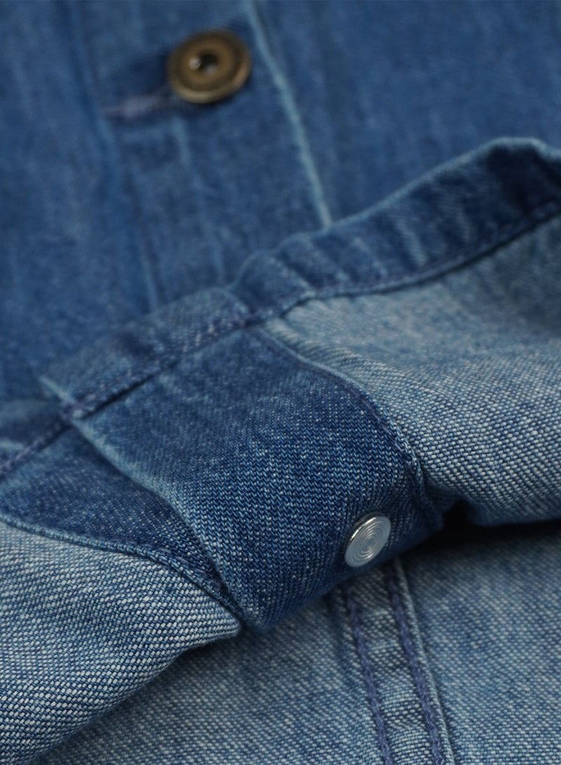 Y&CO Denim Mini Classic Skirt - Image 4