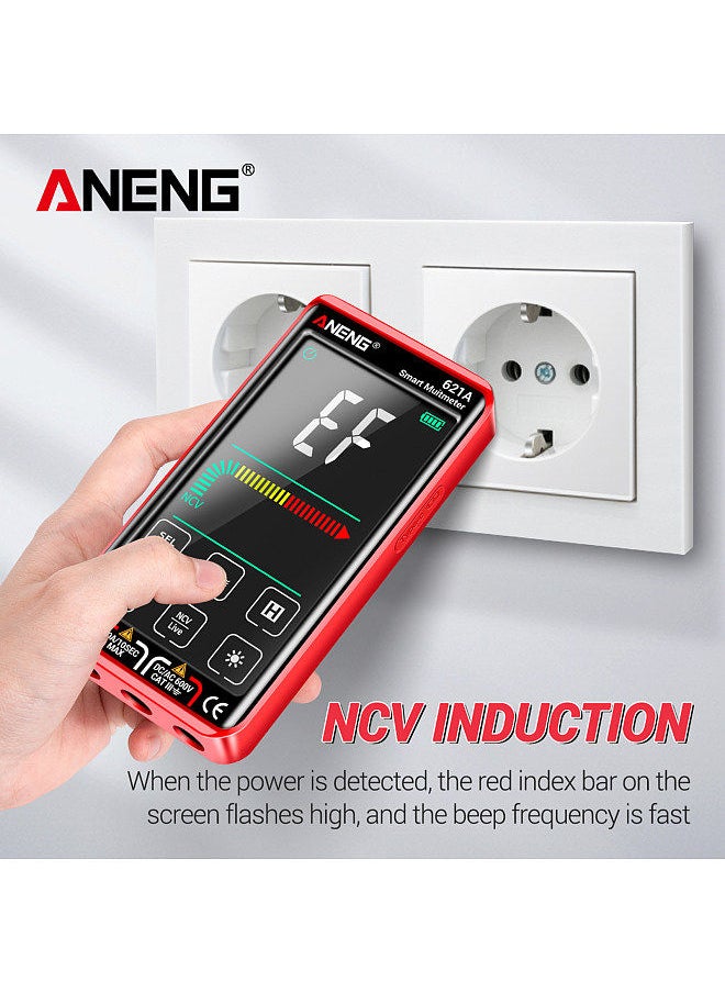 ANENG - 621A Touch Screen Intelligent Digital Multimeter 9999 Counts Auto Range Rechargeable Portable NCV Universal Meter Voltmeter Ammeter - Image 1