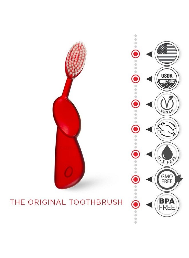 Radius - Original Toothbrush, Right Handed, Designed To Improve Gum Health And Reduce The Risk Of Gum Disease, Made With Sustainable Materials, 1 Count (Pack Of 1) (Colors May Vary) - Image 4
