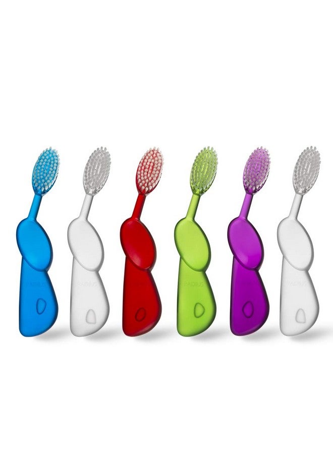Radius - Original Toothbrush, Right Handed, Designed To Improve Gum Health And Reduce The Risk Of Gum Disease, Made With Sustainable Materials, 1 Count (Pack Of 1) (Colors May Vary) - Image 3