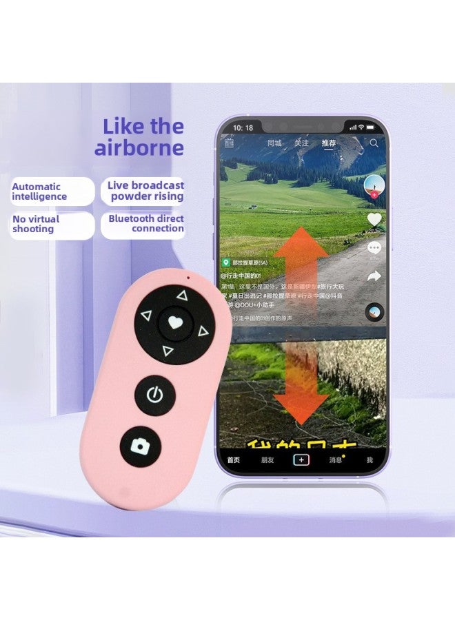 Multi-Function Mobile Phone Universal Self-scratch Screen TikTok Bluetooth Remote Control Photo Shooting Video Selfie Stick Artifact-Color:Aromatherapy Gray + Transparent Packaging Bag - Image 5
