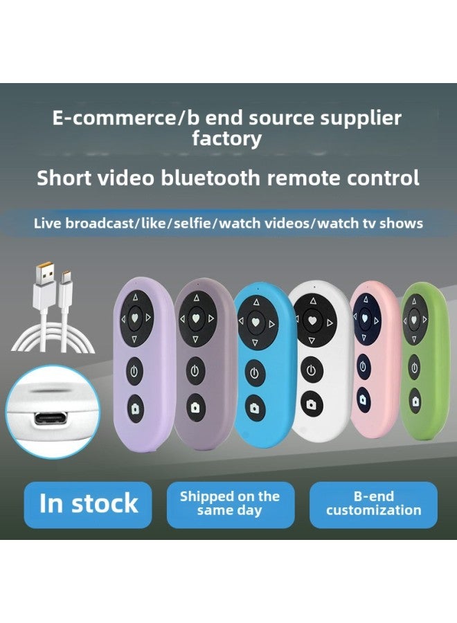Multi-Function Mobile Phone Universal Self-scratch Screen TikTok Bluetooth Remote Control Photo Shooting Video Selfie Stick Artifact-Color:Aromatherapy Gray + Transparent Packaging Bag - Image 1