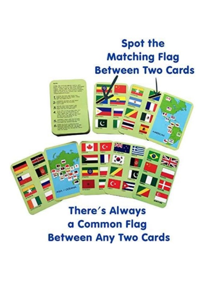 Excellence - Flags of The World Card Flash Game for Kids with World Map - Image 1