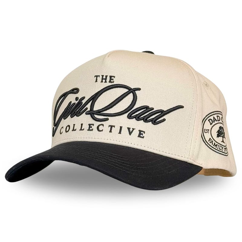 CITRUSY Vintage Mom & Dad Trucker Hats | Men & Women | Dad Hat Mama Hats for Boys | Kids Grandpa Boy Mom Girl Dad Hats | Country Western | Cotton | Snapback (Girl Dad | Black) - Image 1