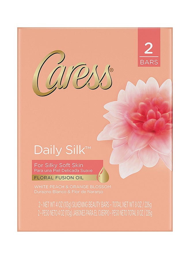 Caress Beauty Bar Daily Silk 4 Oz 2 Bar - Image 1