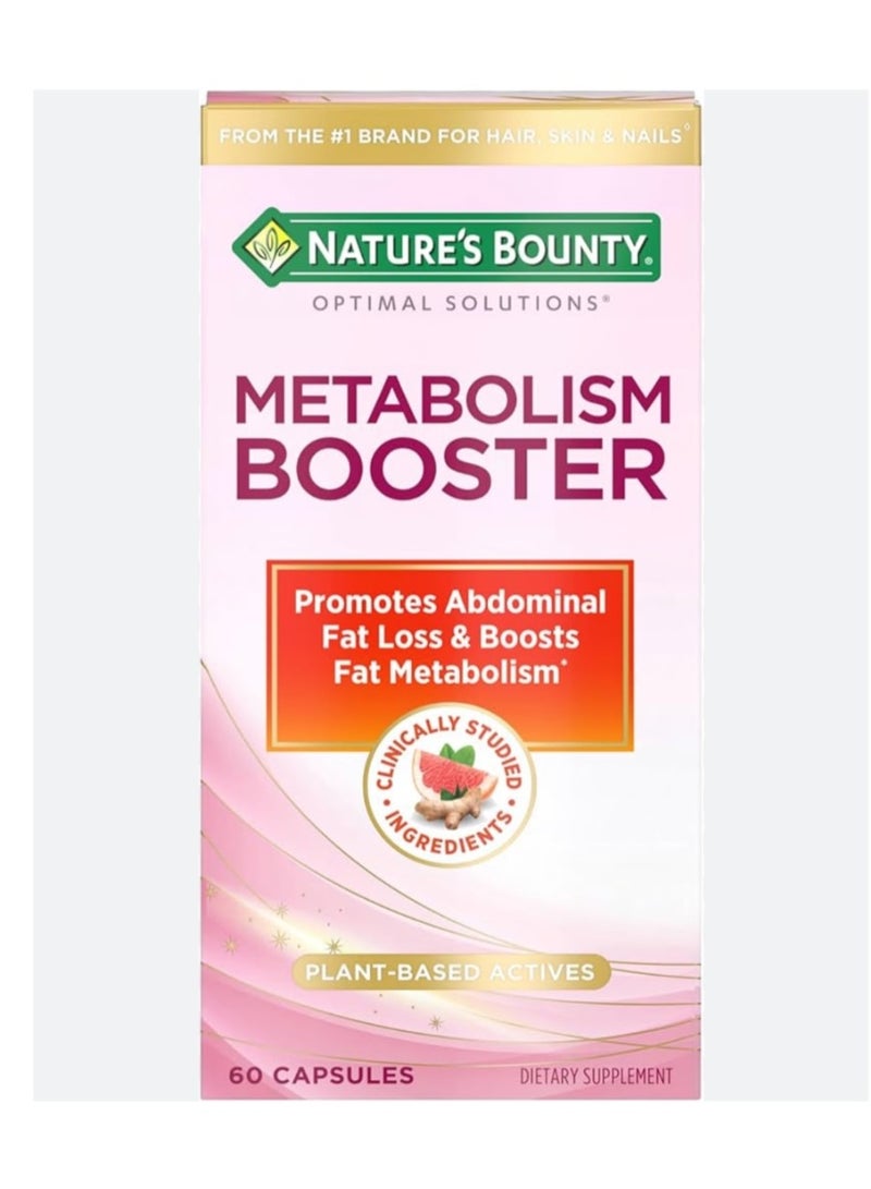 Natures Bounty Metabolism Booster 60 Capsules