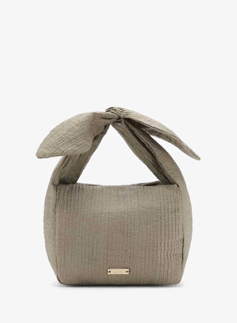 Mango Bambula Handbag With Bow