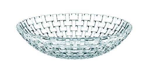 Nachtmann Bossa Nova Collection Crystal Bowl 11 Inch Glass Serving Bowl for Salads Fruit and Home Dcor Made of Clear Crystal Glass Dishwasher Safe - Image 1