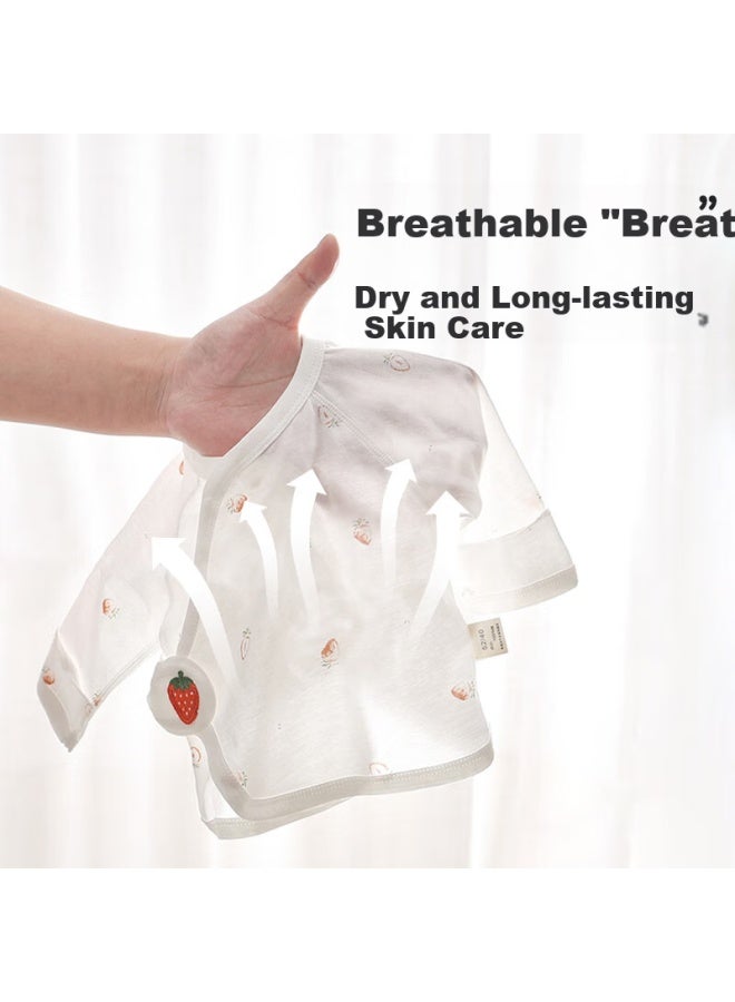 Lovebox Aibao Baby Clothes Summer Newborn Half-back Clothes Baby Home Clothes Monk Clothes Cute Strawberry T167 Size 59 - Image 4