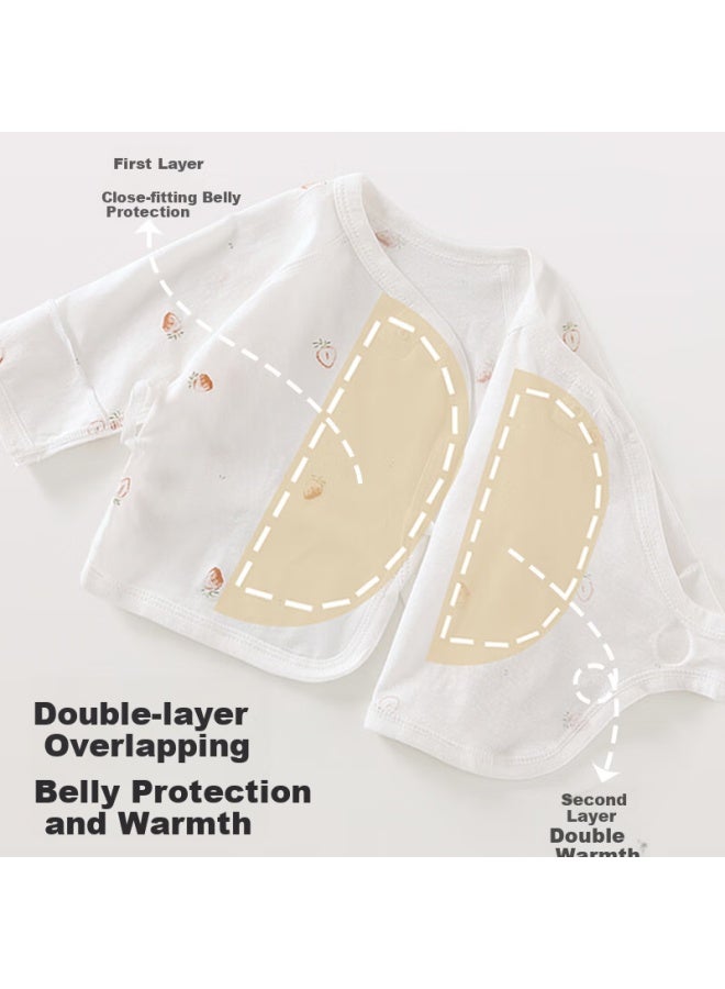 Lovebox Aibao Baby Clothes Summer Newborn Half-back Clothes Baby Home Clothes Monk Clothes Cute Strawberry T167 Size 59 - Image 5