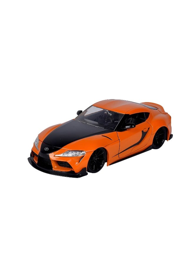 Fast & Furious - Jada F9 The Fast Saga Toyota Supra Car (1:24, Orange) - Image 1