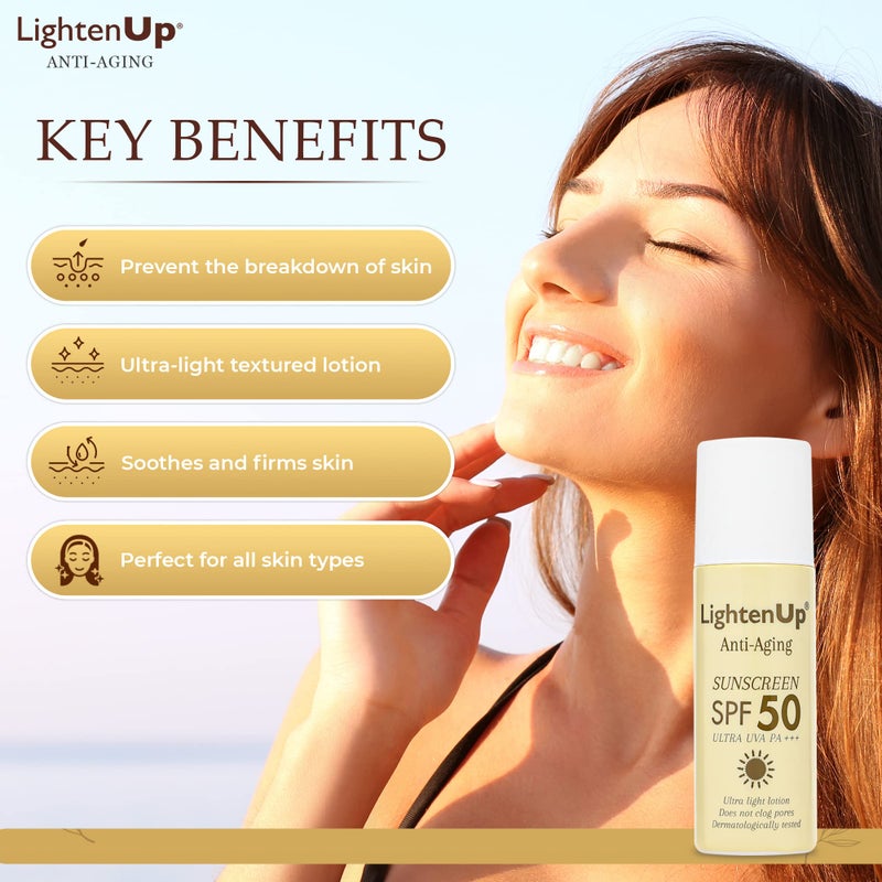 OMIC LIGHTEN-UP LightenUp Anti-aging Sunscreen SPF 50 - Image 4