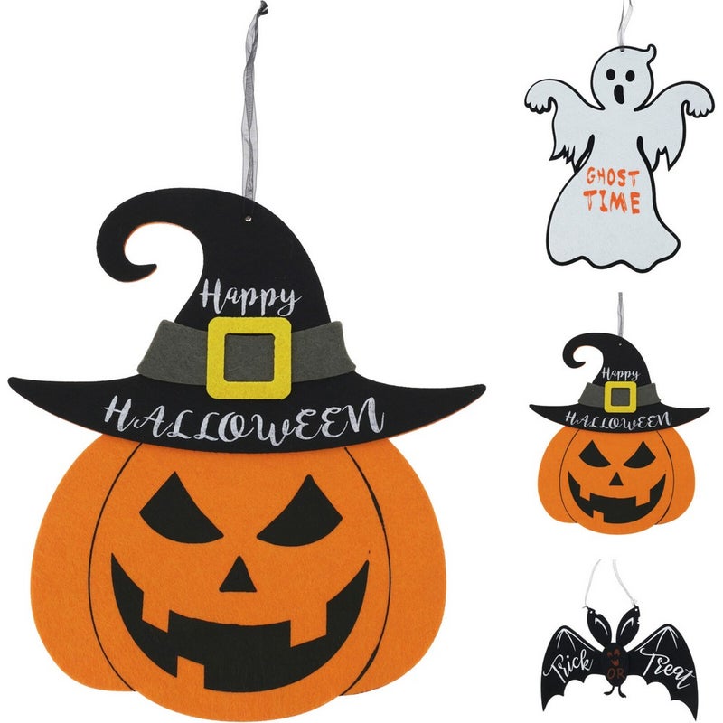 Koopman Halloween Hanging Decoration – Felt Spooky Ornament for Home, Tabletop & Seasonal Festive Display, Assorted 1 Piece - Image 1
