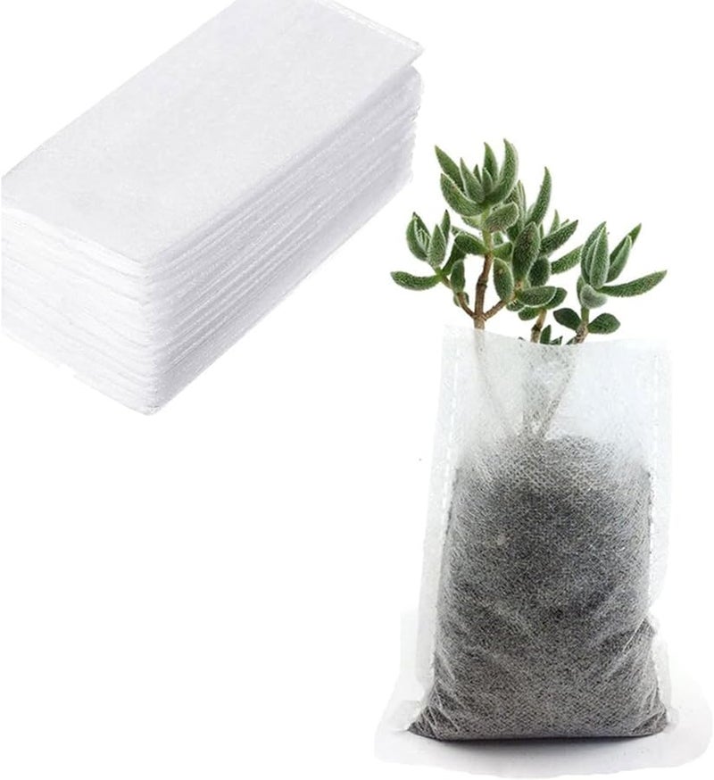 Biodegradable Non Woven Fabric Grow Bags 9x13cm Plant Nursery Pots Seedling Garden Accessories 100pcs - Image 5