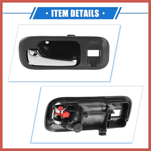 ACROPIX Automotive Front Left Driver Side Interior Door Handle Compatible for Honda CR-V 1997-2001 for Honda Odyssey 1995-1998, Durable Plastic Gray Car Parts - Image 5