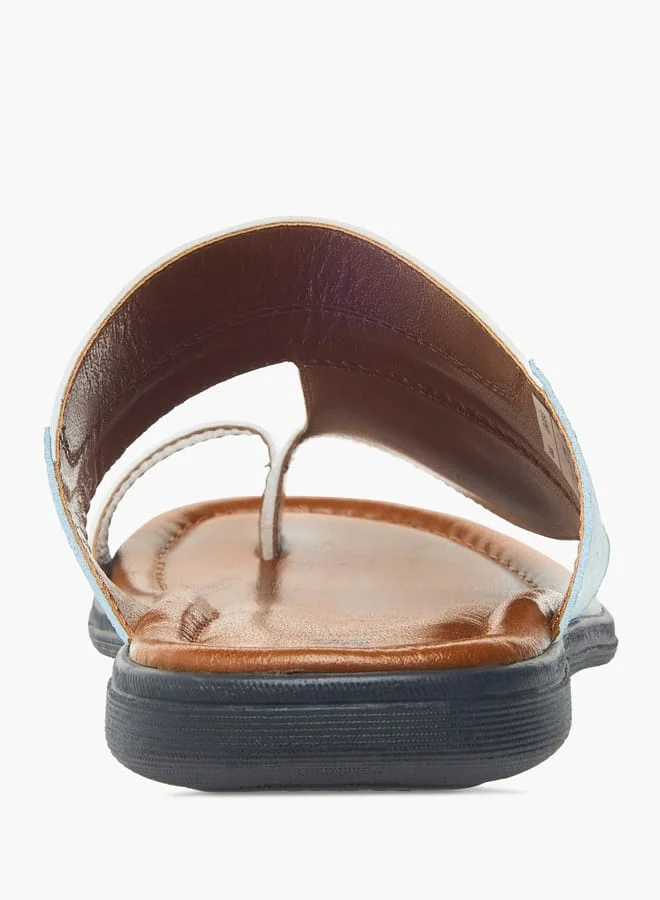 LBL by Shoexpress Men Textured Slip-On Arabic Sandals Ramadan Collection