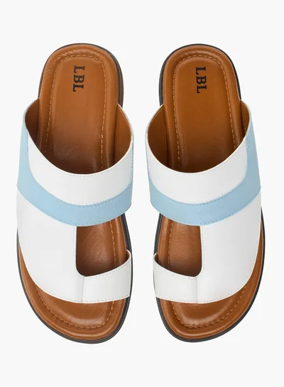 LBL by Shoexpress Men Textured Slip-On Arabic Sandals Ramadan Collection