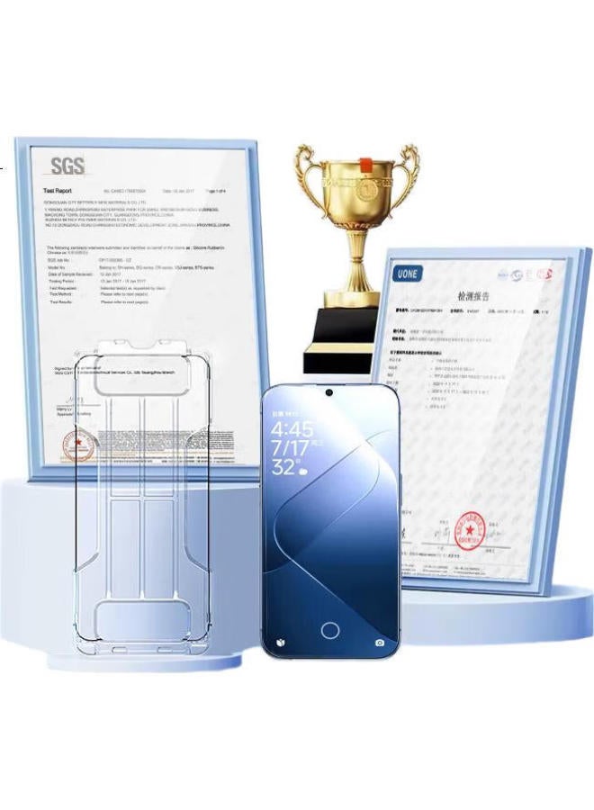 Divi [Crystal Tempered Glass Screen Protector | 2 Sets] For Xiaomi 13 Ultra/13 Pro, Tempered Glass Screen Protector For Xiaomi 13 Ultra/12S Pro, High-Definition Glass, Shatterproof And Explosion-Proof - Image 1