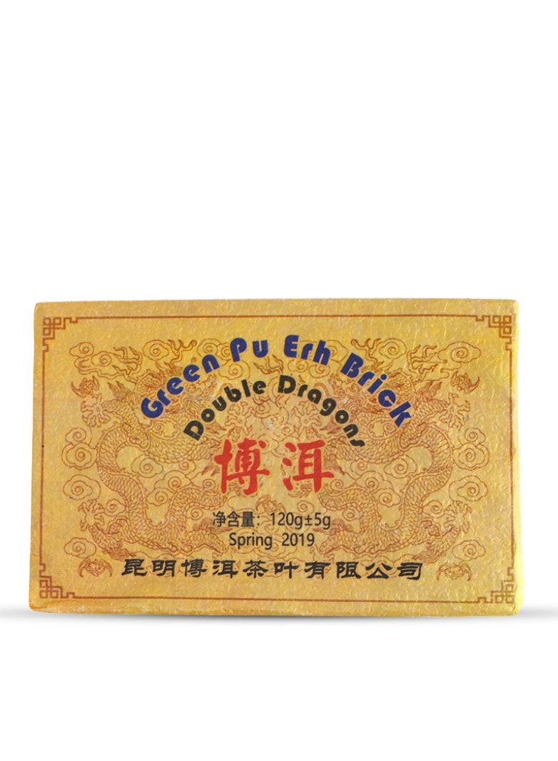Tealand Sheng Puer Double Dragons 2019 – Raw Chinese Puer Tea Cake, 120g Beeng Cha - Image 2