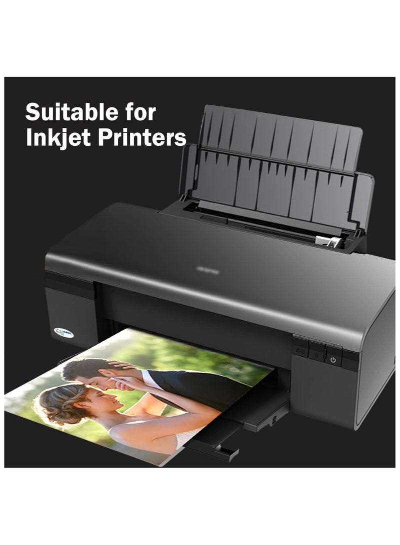 ECVV 5R Glossy Photo Paper 260gsm RC Premium Inkjet Print Paper, 127x178mm (5x7 Inch) Waterproof, High-Resolution, Instant Dry, Double-Sided Printing | 100 Sheets Pack - Image 3