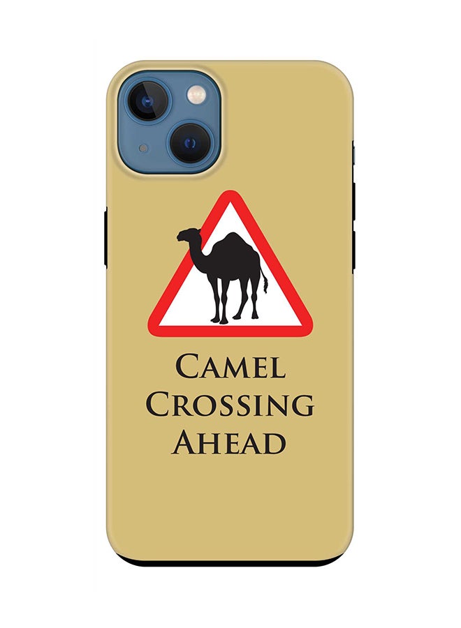 حافظة Tough Pro Series لجهاز Apple iPhone 14 Plus - طبقة مزدوجة هجين PC و TPU غلاف مخصص مع حماية TPU داخلية تشطيب غير لامع - عبور الجمل