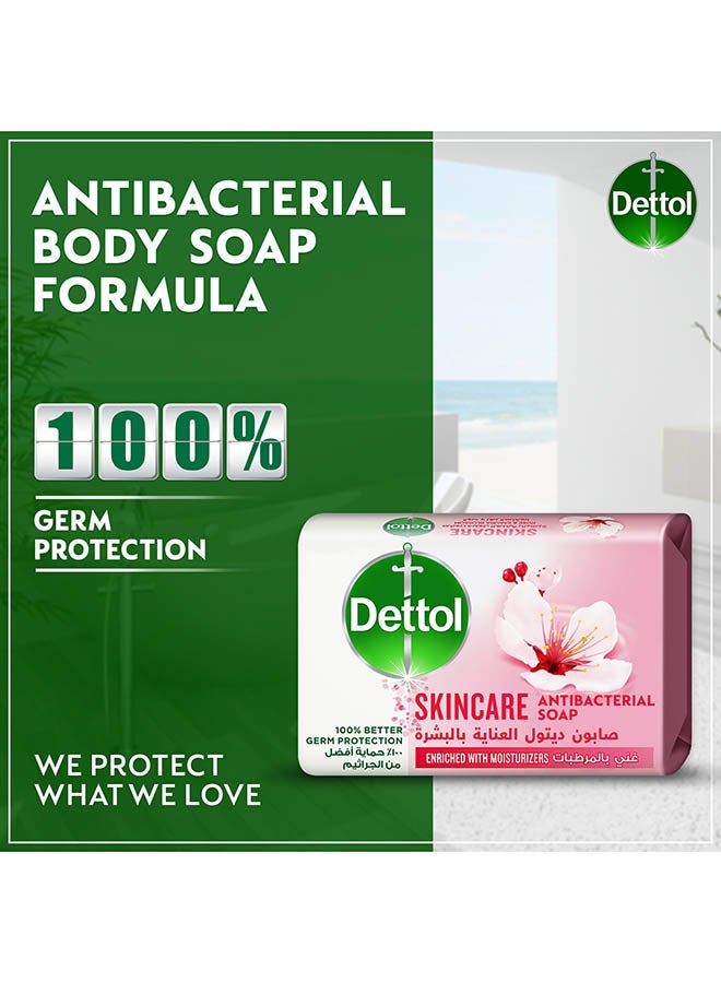 Dettol Skincare Anti-Bacterial Bathing Soap Bar Rose And Sakura Blossom Fragrance 120grams - Image 2