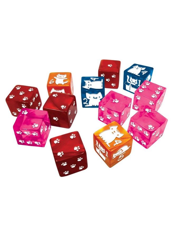 STEVE JACKSON GAMES Kitten D6 Dice Set ; 12 Pcs ; 16Mm Sixsided ; Pearlized Dice ; Tabletop Roleplaying Games ; Rpg ; From Steve Jackson Games - Image 3