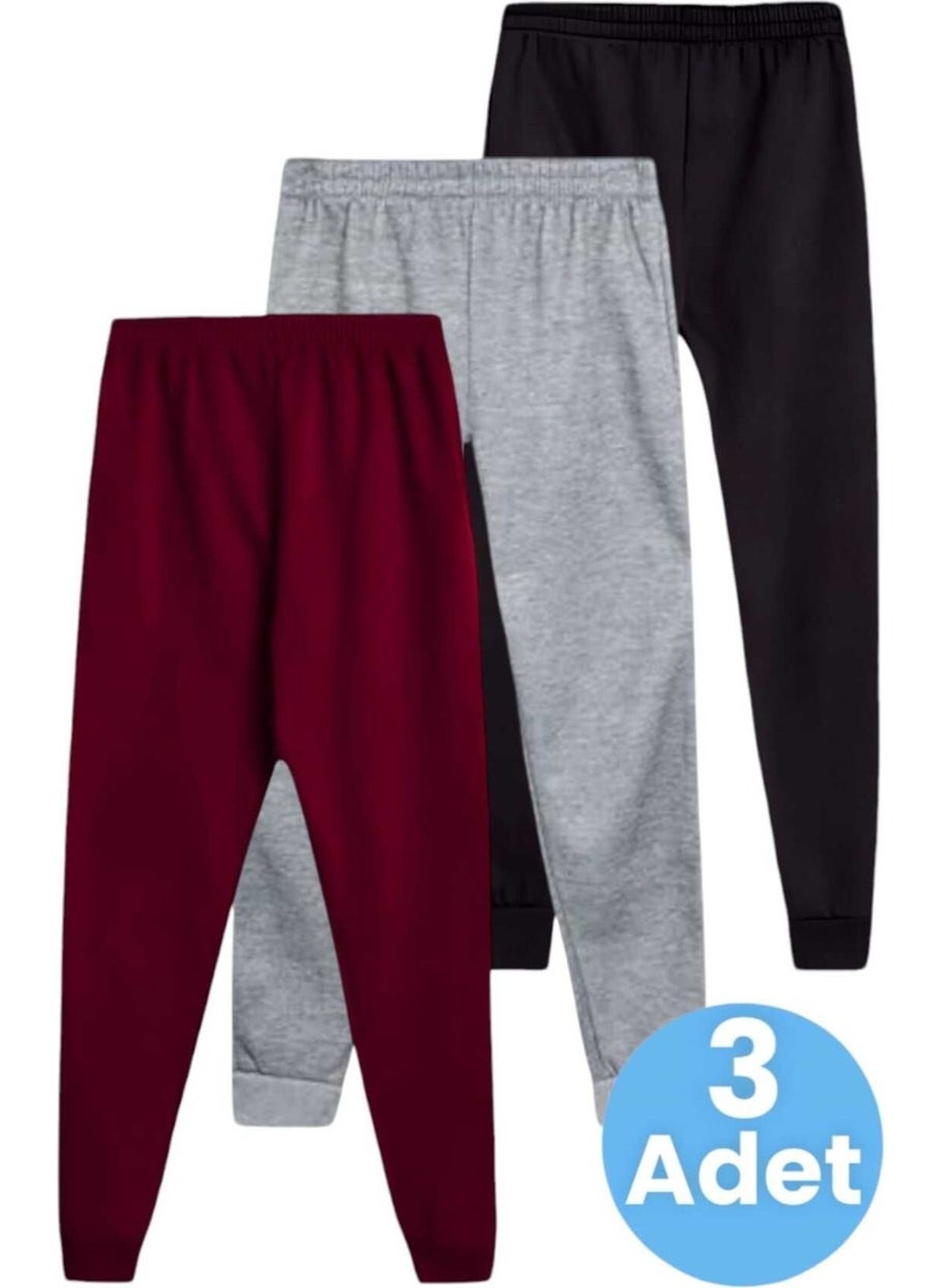 Mood Agenda Kids Elastic Waist Jogger Sweatpants 3-Piece Set  - Image 1