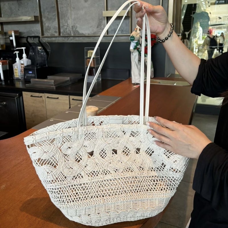 Handwoven Rope Hobo Shoulder Bag for Women 2026 - Image 2