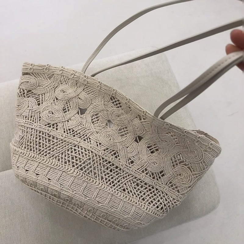 Handwoven Rope Hobo Shoulder Bag for Women 2026 - Image 3