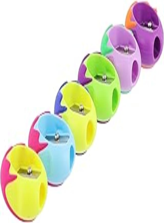 Set Of 6 Pencil Sharpeners/Neon colors