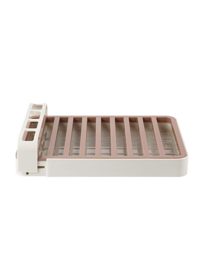 DANUBE HOME Danube Home Mocha Dish Rack 38 X 28 X 4.3 Cm Abs Dish Rack Dish Drainer For Kitchen Sink Home Dining - Multi Color  - Image 2