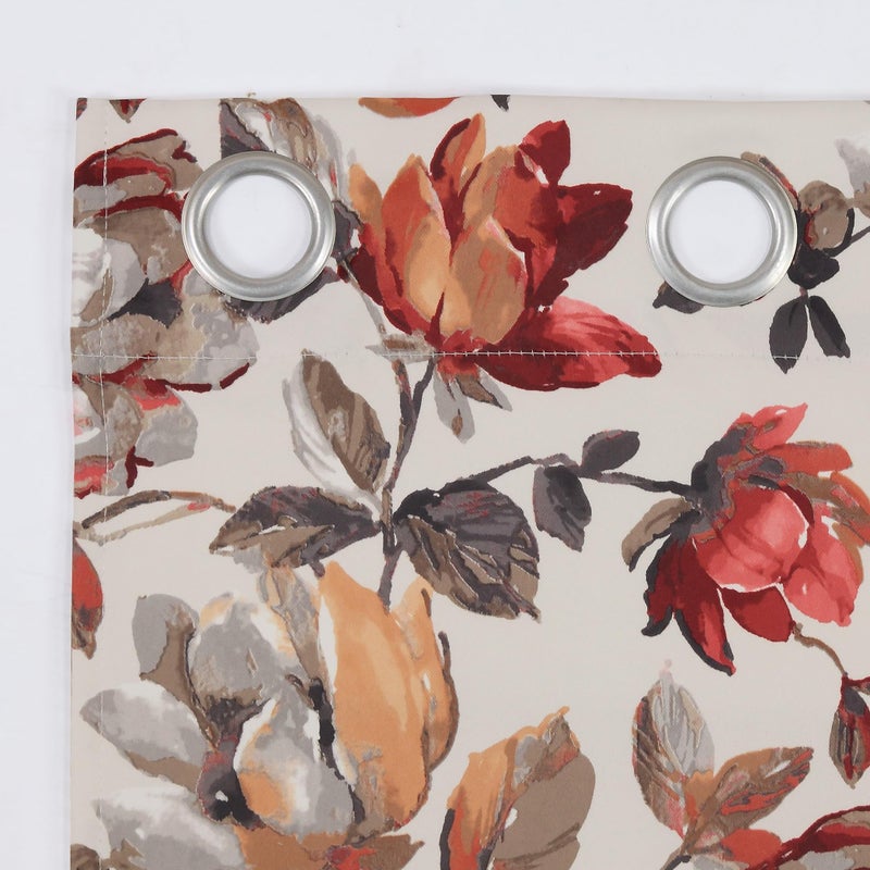 Sun Zero Irma Vintage Floral Blackout Grommet Curtain Panel, 40" x 84", Stone - Image 5
