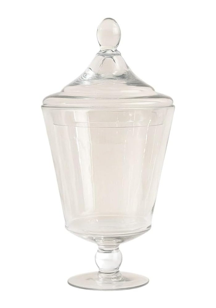 B&D Decorative Glass Jar with Lid - Image 1