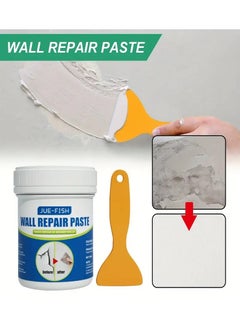 JUE-FISH Fast Wall Repair Paste - Fix Holes, Cracks & Cover Graffiti - 100g with Scraper  - Image 5