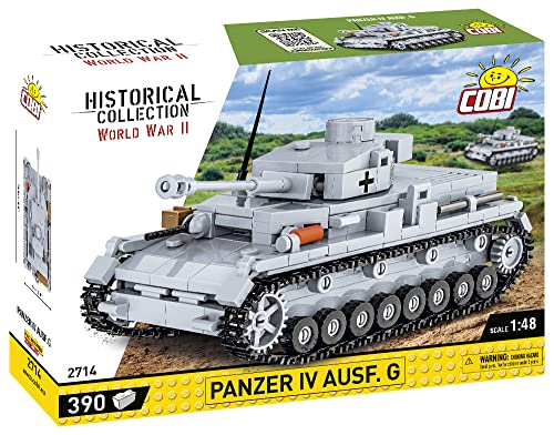COBI مجموعة COBI التاريخية دبابة بانزر IV AUSF. G من الحرب العالمية الثانية للأطفال من كلا الجنسين - Image 2