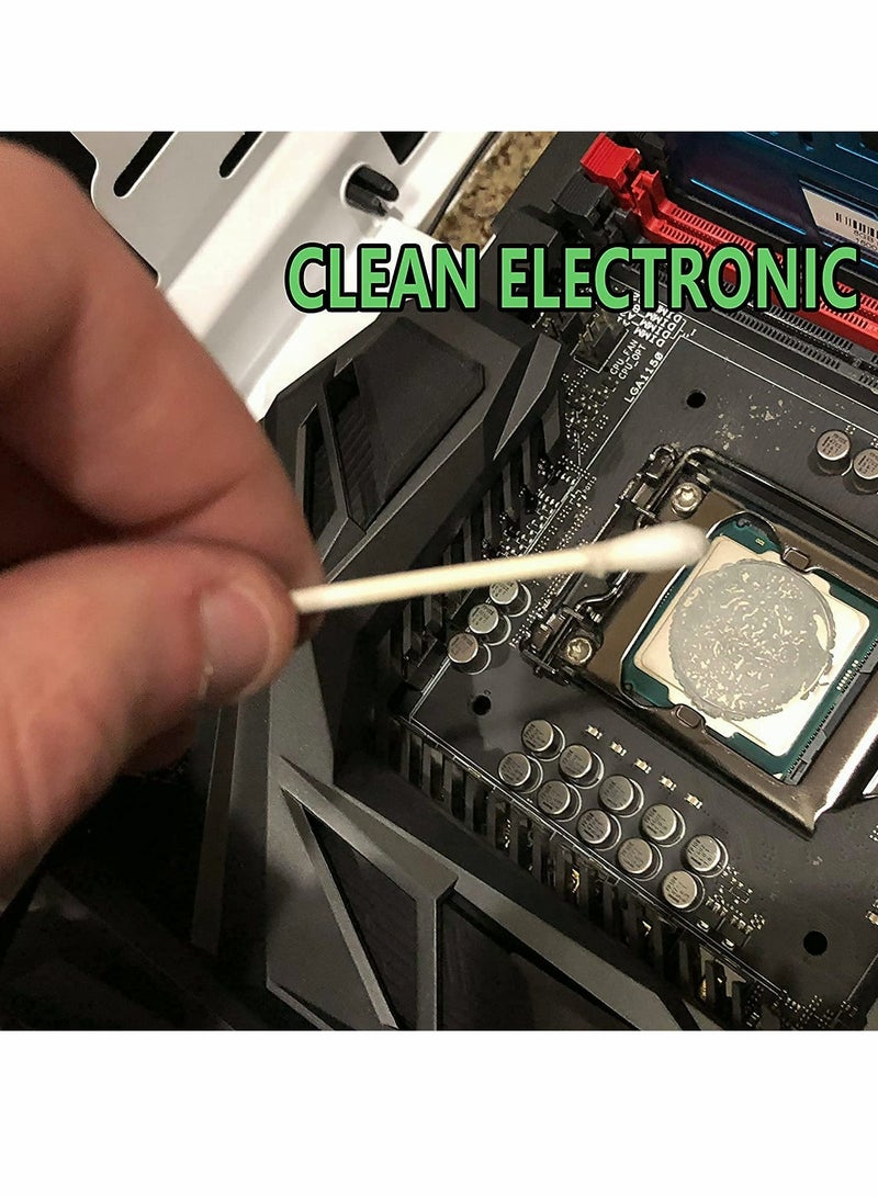 Zikra Cotton Swabs Wooden Cotton Buds 500 PCS Bamboo Biodegradable Eco Friendly Sticks Dual Tipped Applicators Organic Recyclable Biodegradable Cotton Buds for Ear Cleaning Makeup - Image 5