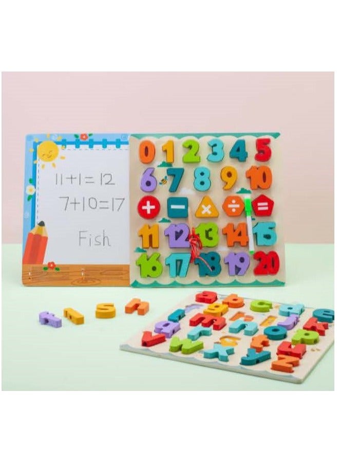 Factory Price Phyllis Alphabet Montessori Practice Puzzle- Design C - Image 2