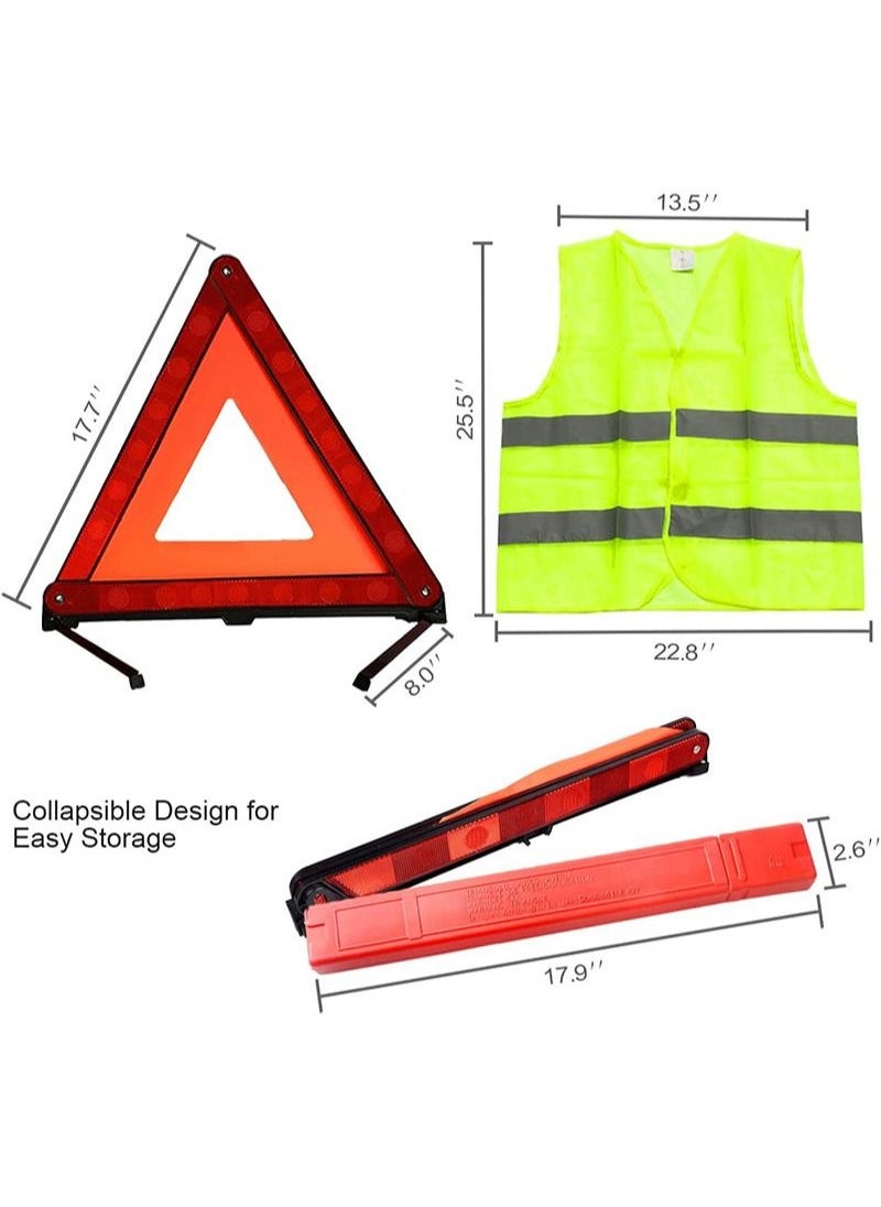 XOOL 5-Pieces Car Emergency Road Side Kits for Use Roadside Breakdowns Emergencies XL-A0538  - Image 2