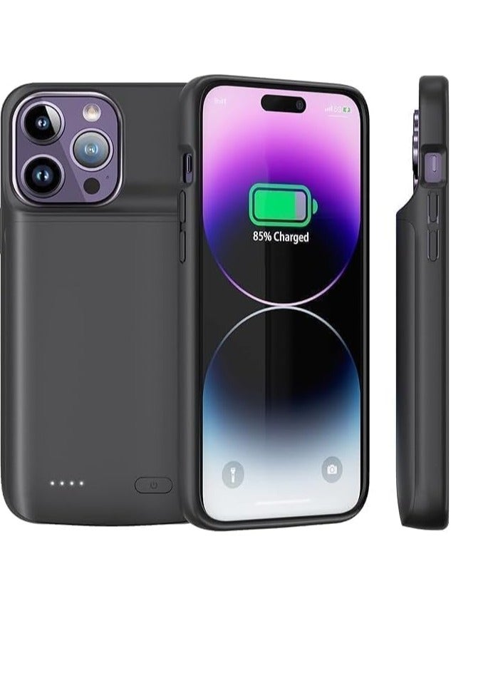 Battery Case for iPhone 15 Pro max 7000mAh Slim Portable Protective Extended Battery Charger Case - Image 1